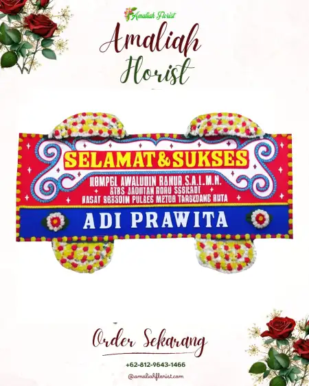Papan Bunga Ucapan Selamat Sumogawe